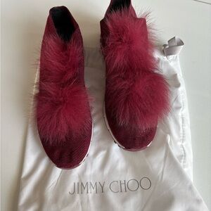 Jimmy Choo Women's Red/burgundy Sneakers